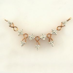 MGDM - DIAMOND OPEN SETTING MANGALSUTRA PENDANT