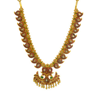 MGDM - PRECIOUS STONE BRIDAL HARAM