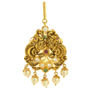 MGDM -PACHI STONE BRIDAL NETHI CHUTTI