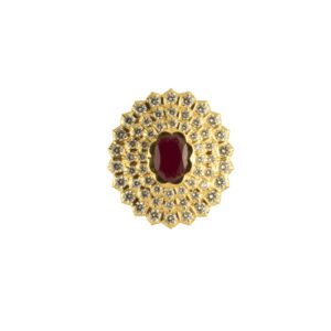 MGDM - KADA OVAL WITH SCREW DIAMOND BRACELET MGDM - KADA OVAL WITH SCREW DIAMOND BRACELET