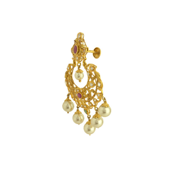 MGDM - PACHI STONE BRIDAL CHANDBALI