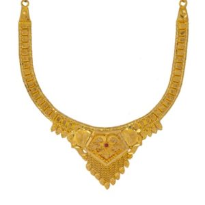 MGDM - 3 ROW STEP ENAMEL NECKLACE