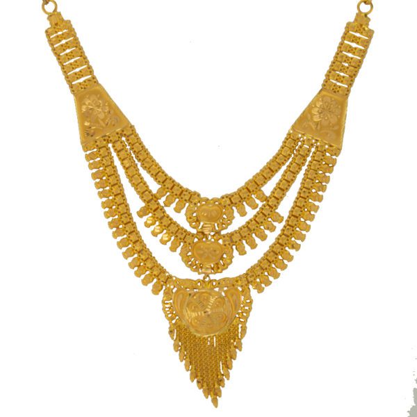 MGDM - LAPPA 3 ROW PLAIN NECKLACE