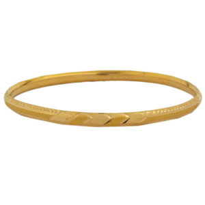 MGDM - GULF HALF ROUND PLAIN BANGLE