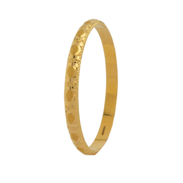 MGDM - GULF HALF ROUND PLAIN BANGLE