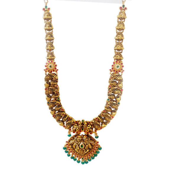 MGDM - PRECIOUS STONE BRIDAL HARAM