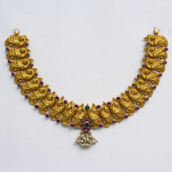 MGDM - PRECIOUS STONE BRIDAL NECKLACE