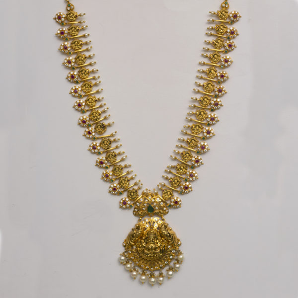MGDM - PACHI STONE BRIDAL HARAM