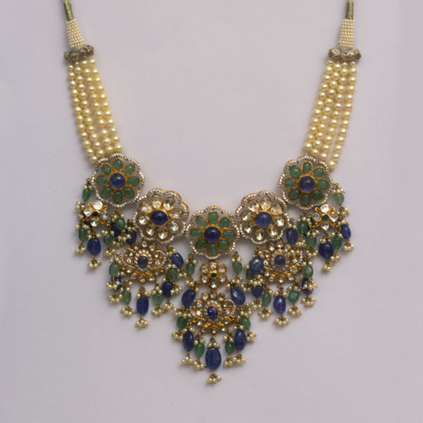 MGDM - PRECIOUS STONES BRIDAL NECKLACE