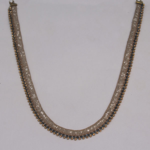 MGDM - ROSE GOLD RAJKOT STONE NECKLACE