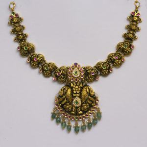 MGDM - MULTI ROW PRECIOUS BEADS BRIDAL NECKLACE MGDM - MULTI ROW PRECIOUS BEADS BRIDAL NECKLACE