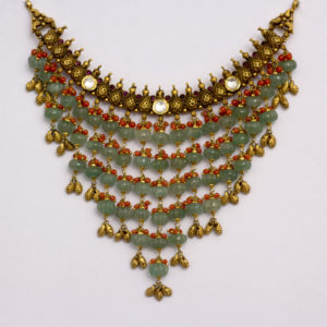 MGDM - SEMI PRECIOUS WITH STUD NECKLACE MGDM - SEMI PRECIOUS WITH STUD NECKLACE