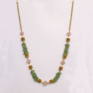 MGDM - SEMI PRECIOUS WITH STUD NECKLACE MGDM - SEMI PRECIOUS WITH STUD NECKLACE