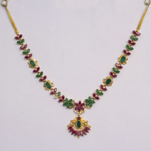 MGDM - PRECIOUS STONE BRIDAL NECKLACE