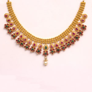 MGDM - PRECIOUS STONES BRIDAL NECKLACE MGDM - PRECIOUS STONES BRIDAL NECKLACE