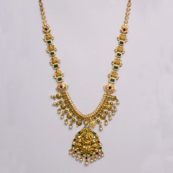 MGDM - PACHI STONE BRIDAL HARAM