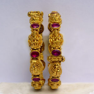 MGDM - PRECIOUS STONE BRIDAL BANGLE WITH SCREW