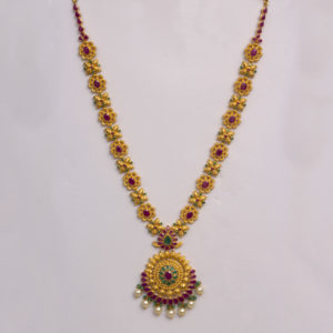 MGDM -  PRECIOUS STONES BRIDAL NECKLACE