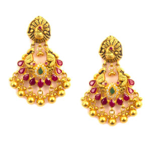 MGDM - NAGAS STONES BRIDAL CHANDBALI STUDD