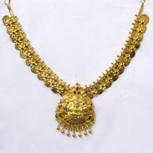 MGDM - KASU MALA WITH LAXMI PENDANT HARAM