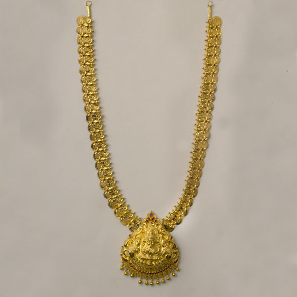 MGDM - KASU MALA WITH PENDANT LAXMI HARAM