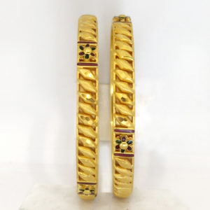 MGDM - HALF ROUND ENAMEL BANGLES MGDM - HALF ROUND ENAMEL BANGLES