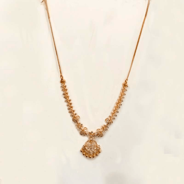 MGDM - DIAMOND STUDDED OPEN SETTING NECKLACE