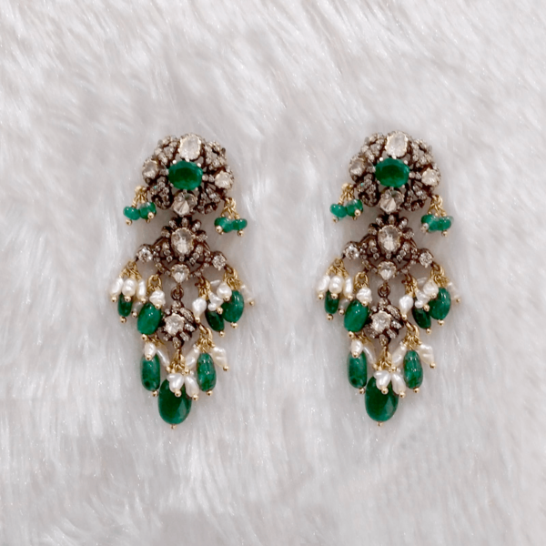 MGDM - DIAMOND STUDDED OPEN SETTING DROPS