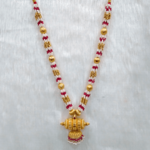 MGDM - KOLAPURI WAX INSIDE STONE NECKLACE MGDM - KOLAPURI WAX INSIDE STONE NECKLACE