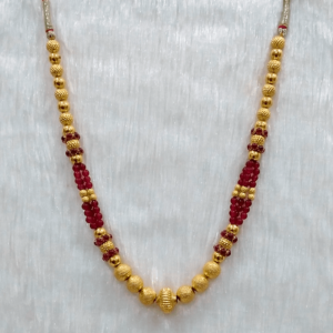 MGDM - KOLAPURI WAX INSIDE STONE NECKLACE