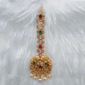 MGDM - PACHI STONE BRIDAL NETHI CHUTTI