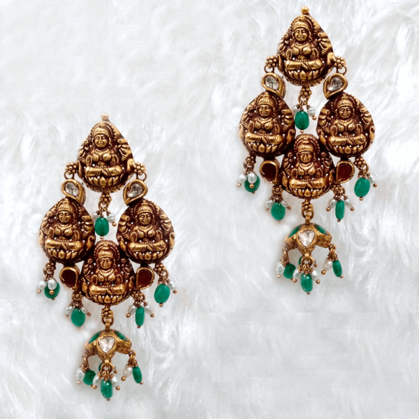 MGDM - NAGAS STONE BRIDAL CHANDBALI