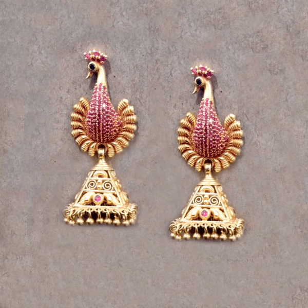 MGDM - NAGAS STONE BRIDAL EARRING