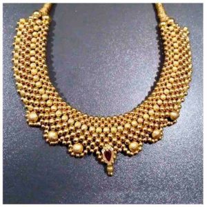 MGDM - GOLD KOLAPURI WAX NECKLACE