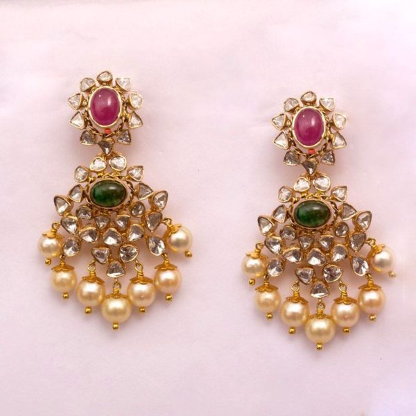 MGDM - DIAMOND STUDDED OPEN SETTING DROPS