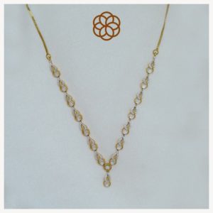 MGDM -DIAMOND STUDDED OPEN SETTING MUGAPPU CHAIN