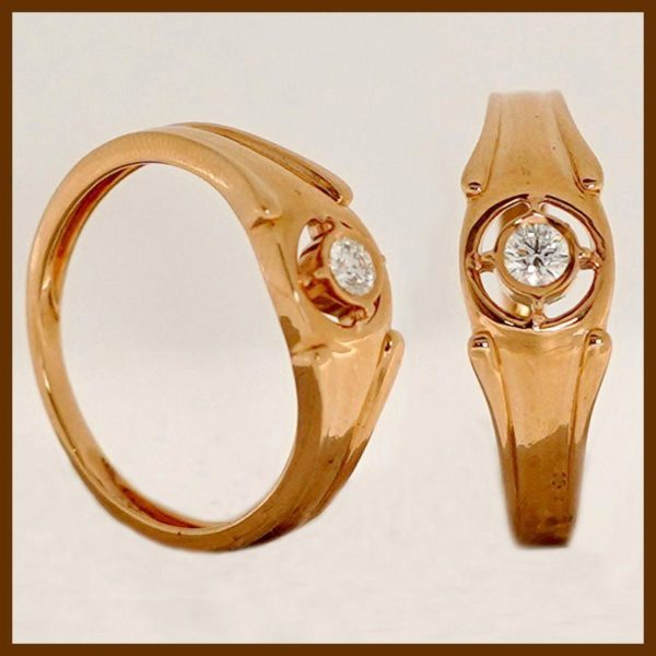 MGDM - DIAMOND STUDDED OPEN SETTING GENTS RINGS