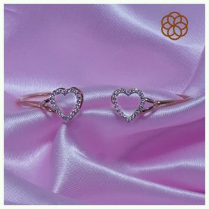 MGDM - DIAMOND STUDDED OPEN SETTING BRACELET