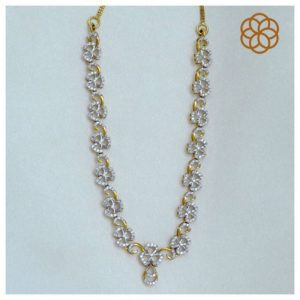 MGDM - DIAMOND STUDDED OPEN SETTING NECKLACE MGDM - DIAMOND STUDDED OPEN SETTING NECKLACE
