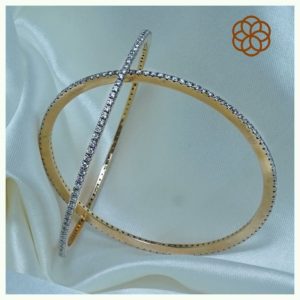 MGDM - DIAMOND STUDDED OPEN SETTING BANGLE