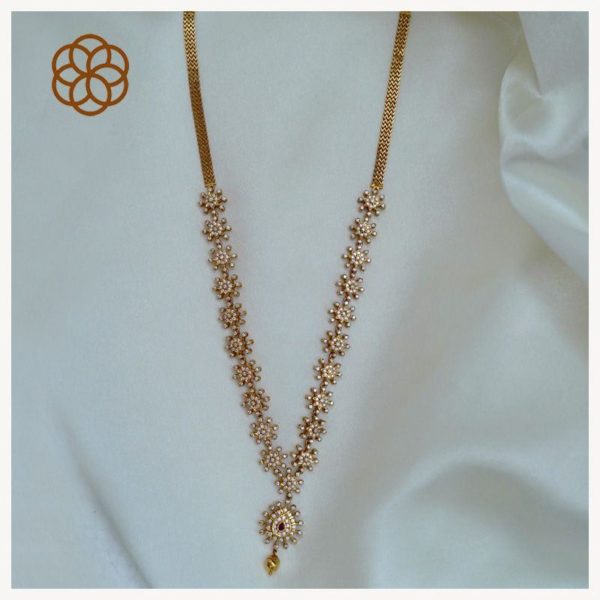 MGDM -DIAMOND STUDDED CLOSE SETTING NECKLACE