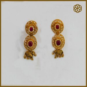 MGDM - BRIDAL EARRING (MATCHING NECKLACE AVAILABLE)