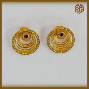 MGDM - BRIDAL EARRING (MATCHING NECKLACE AVAILABLE)
