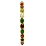 MGDM - BRIDAL NAVARATHNA STONE BANGLE