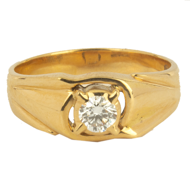 Buy quality Attitude Mens Solitaire Diamond Ring in Bardoli