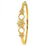 DIAMOND BANGLE DIAMOND STUDDED CLOSE SETTING BRACELET