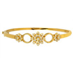 DIAMOND BANGLE DIAMOND STUDDED CLOSE SETTING BRACELET