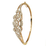 MGDM - DIAMOND KADA OVAL WITH SCREW CLOSE SETTING BRACELET