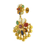 MGDM - PRECIOUS NAVARATHNA STONE BRIDAL DROPS