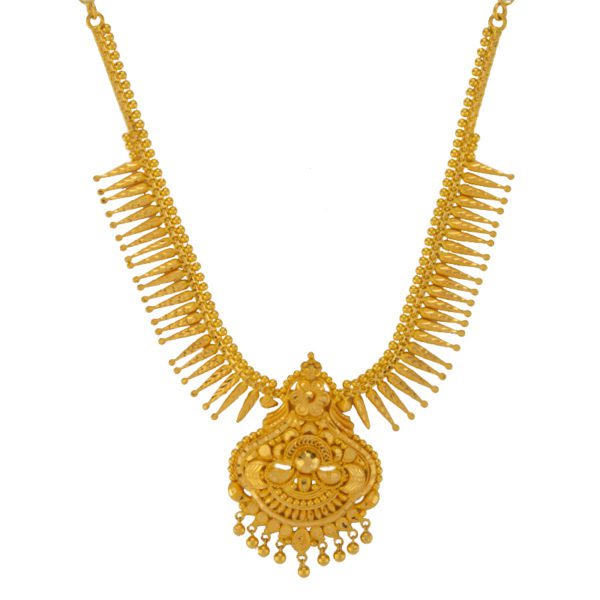 MGDM - MOGGU WITH PENDANT PLAIN NECKLACE